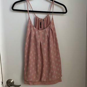 Cute flow tank top dress up or down gorgeous pink design adjustable